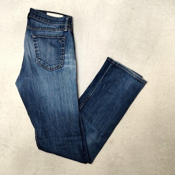 rag & bone Other - Rag & Bone Jeans Mens 32x34 Blue Slim Tapered Standard Distressed 5-Pocket HOLE